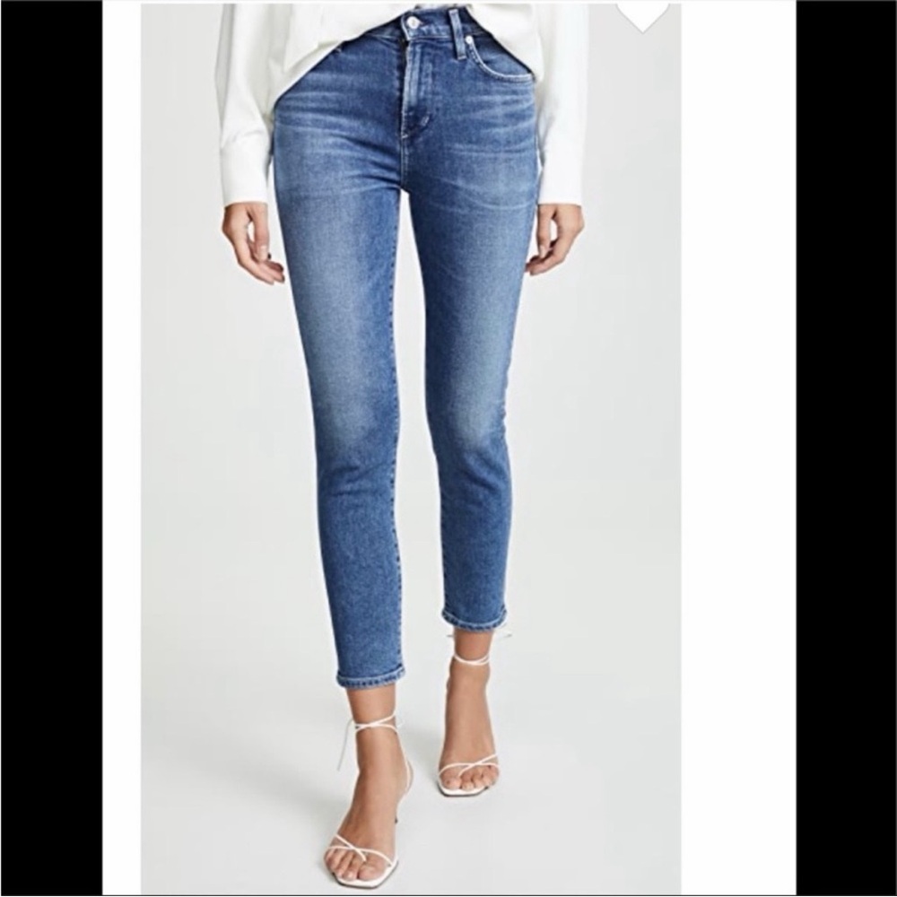 Citizens of Humanity Rocket Crop Skinny Jeans 2016 Vibes Midrise 27 4